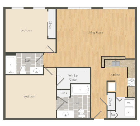 1045 15th PL Studio-2 Beds Apartment for Rent - Photo Gallery 32